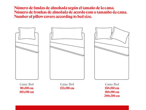 Juego de cama 100% algodón de 150 hilos transpirable y elegante (4)